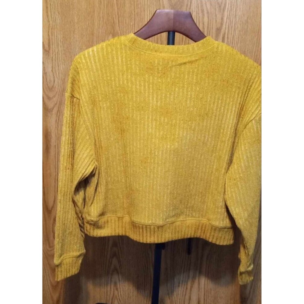 Band of the Free Russel Gold Ribbed Pullover Size Small NWT